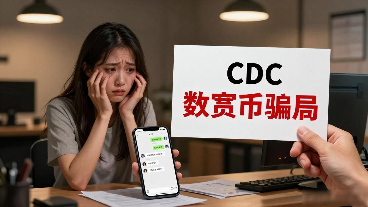 cdc数字货币骗局工资上万_cdc数字货币招聘骗局_社区反诈宣传