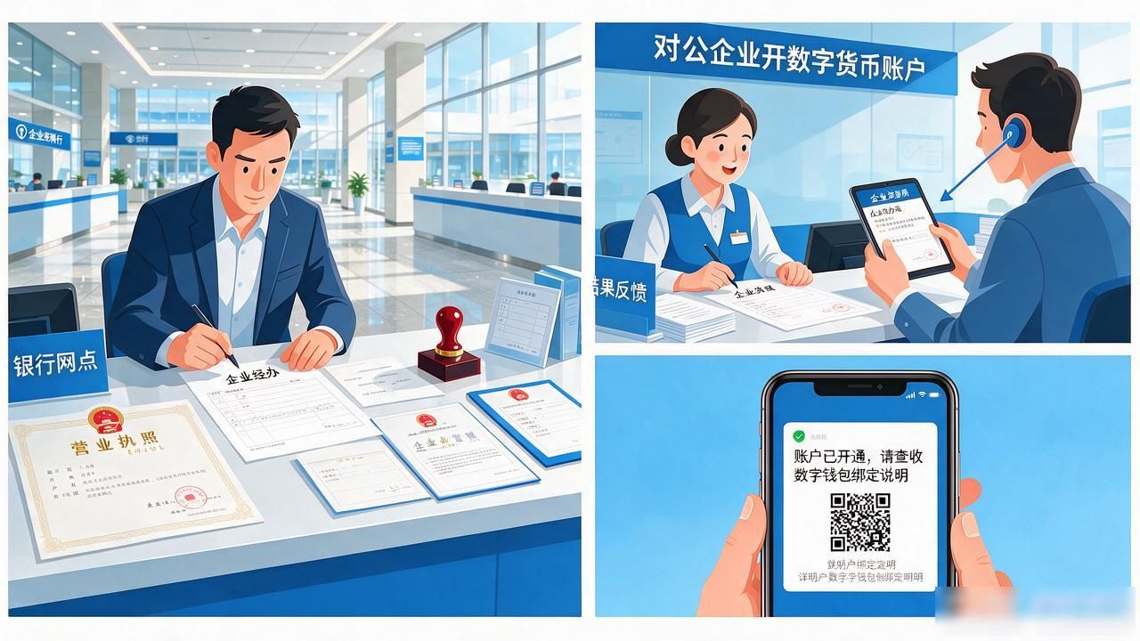 对公企业开数字货币账户，流程和材料一篇讲清楚