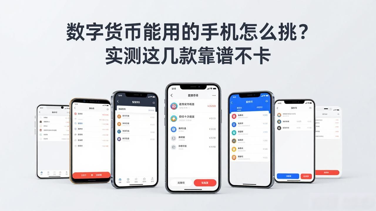 数字货币能用的手机怎么挑？实测这几款靠谱不卡