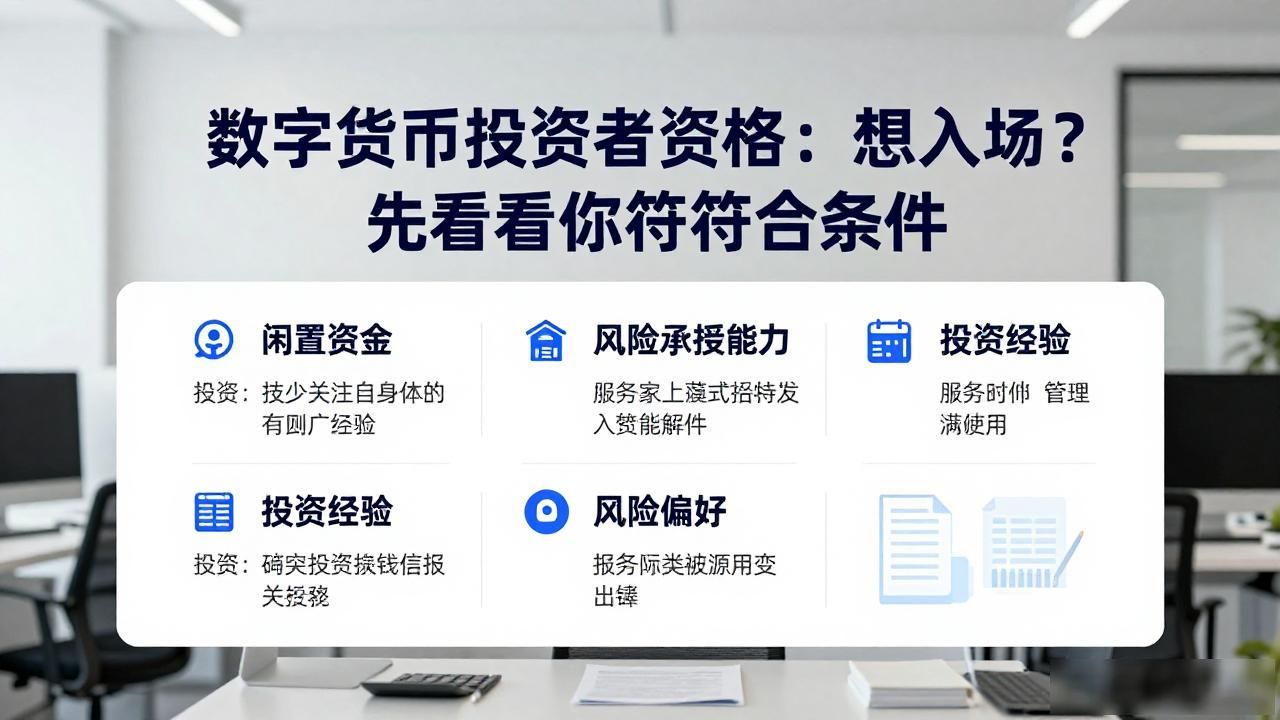 风险承受能力评估_数字货币投资者资格_数字货币投资资格要求