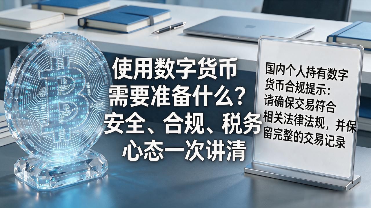 使用数字货币需要准备什么？安全、合规、税务、心态一次讲清