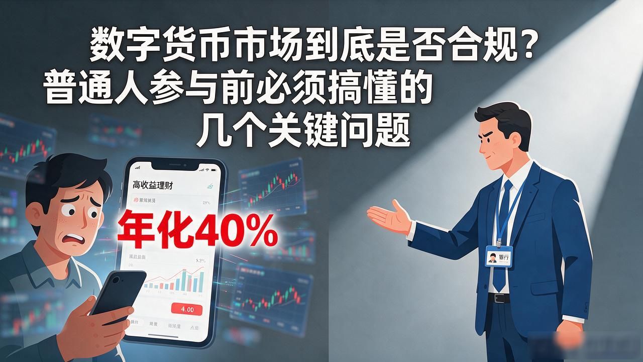 数字货币市场到底是否合规？普通人参与前必须搞懂的几个关键问题