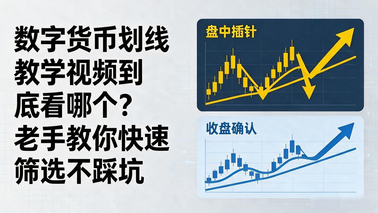 数字货币划线教学视频到底看哪个？老手教你快速筛选不踩坑