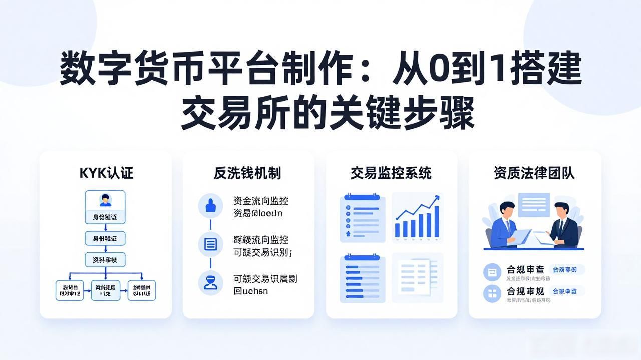 数字货币平台制作：从0到1搭建交易所的关键步骤