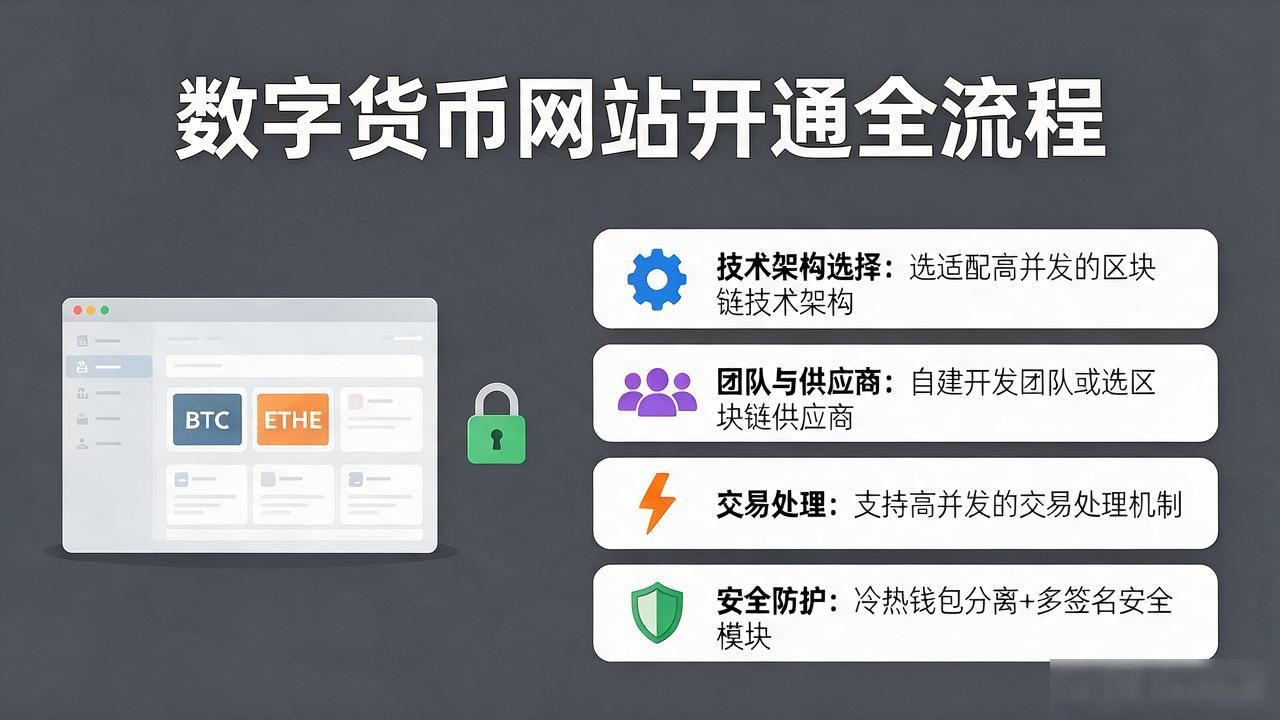 数字货币网站怎么开通？新手建站全流程解析