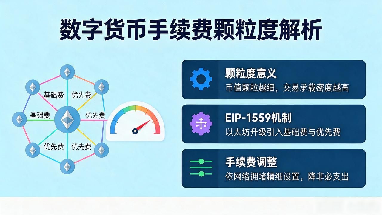 数字货币颗粒度细分的作用_数字货币颗粒度细分_区块链网络Gas费用的币值颗粒度