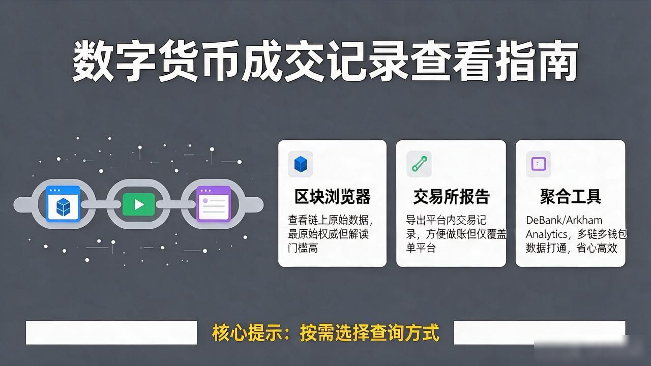 数字货币成交记录怎么看？一份指南帮你读懂链上账本