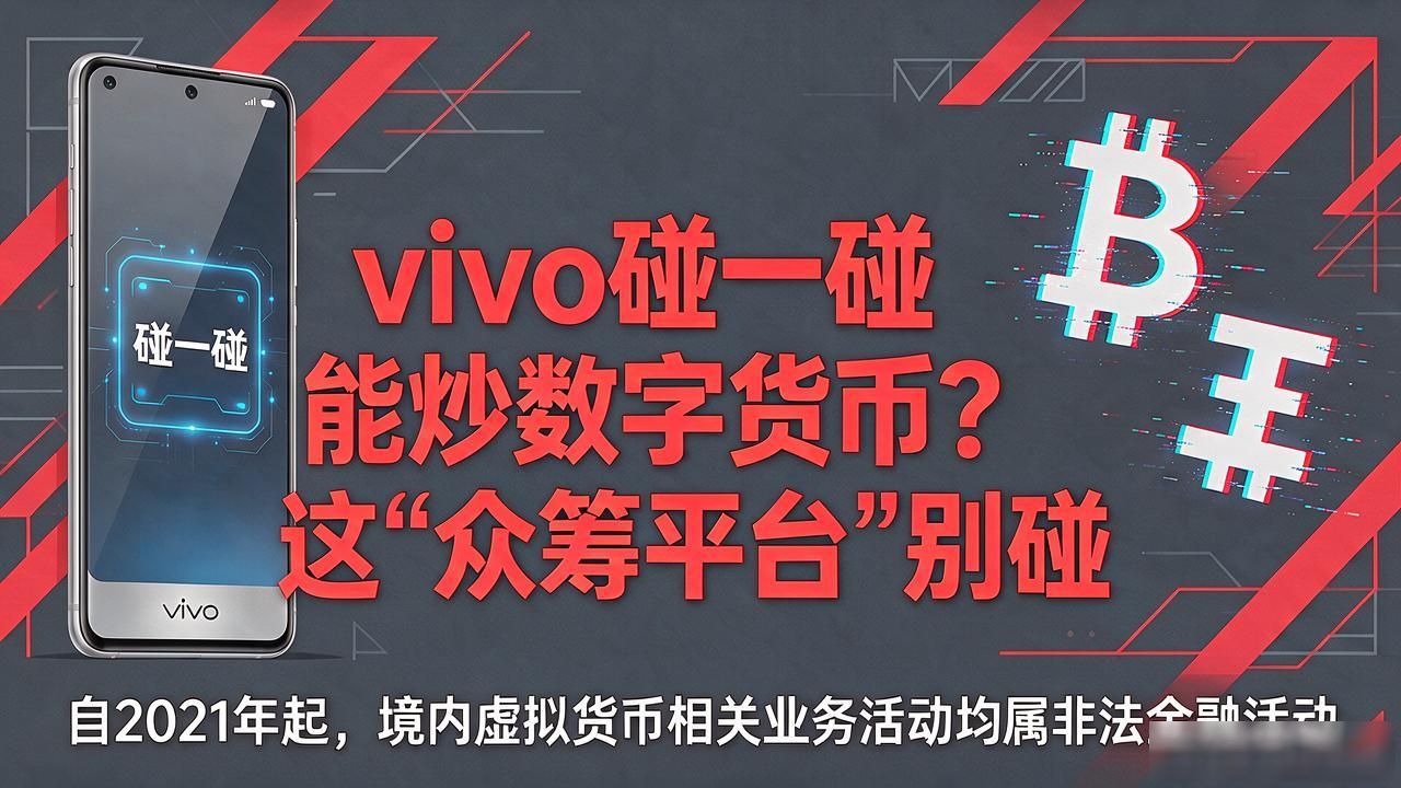 vivo碰一碰能炒数字货币？这"众筹平台"别碰