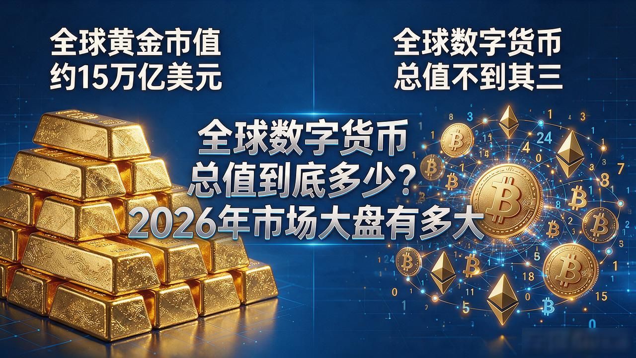 全球数字货币总值到底多少？2026年市场大盘有多大
