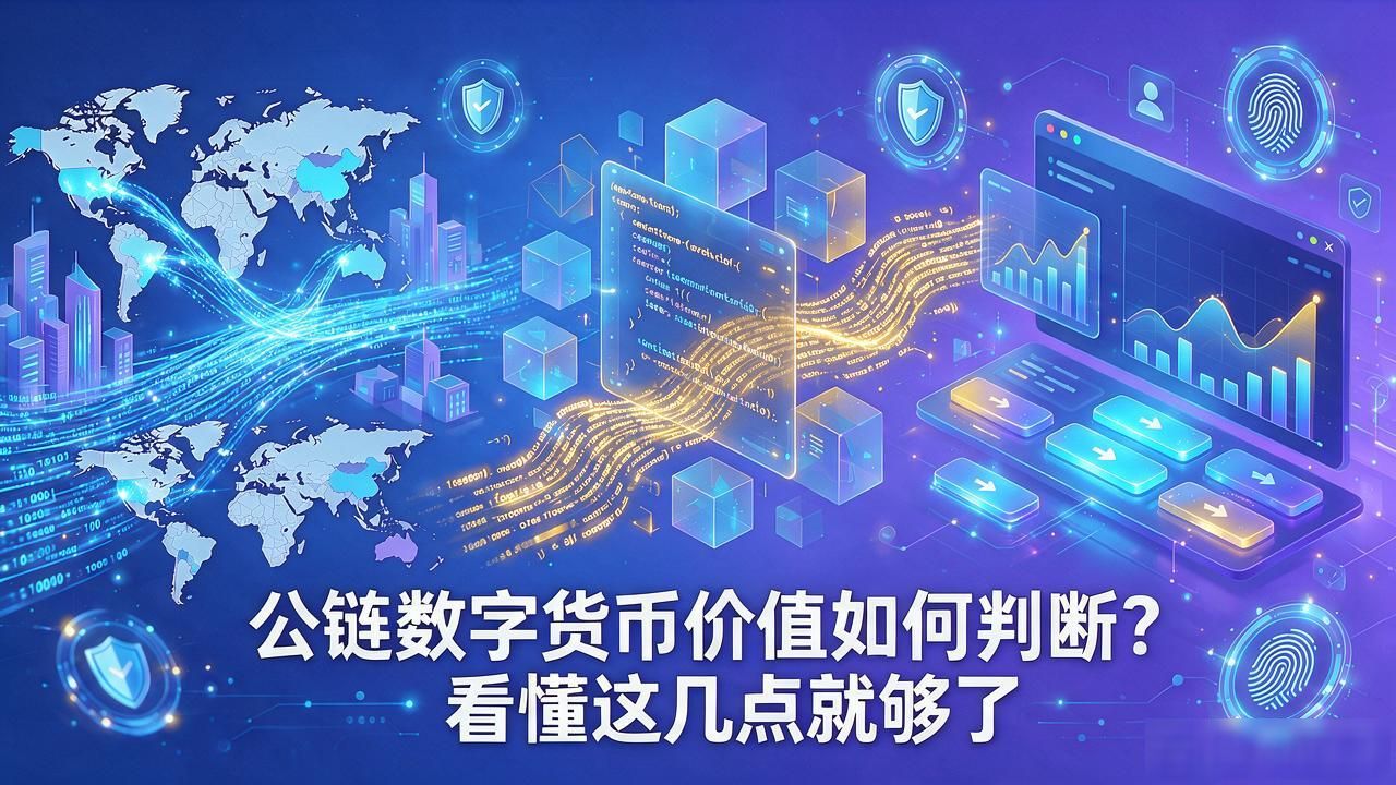 公链数字货币价值_公链数字货币价值分析_技术基础应用场景社区生态市场供需
