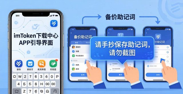 imToken下载中心APP引导界面全演示，新手必看