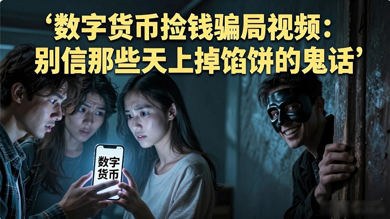 数字货币捡钱骗局视频_捡钱视频骗局_虚假转账截图识别