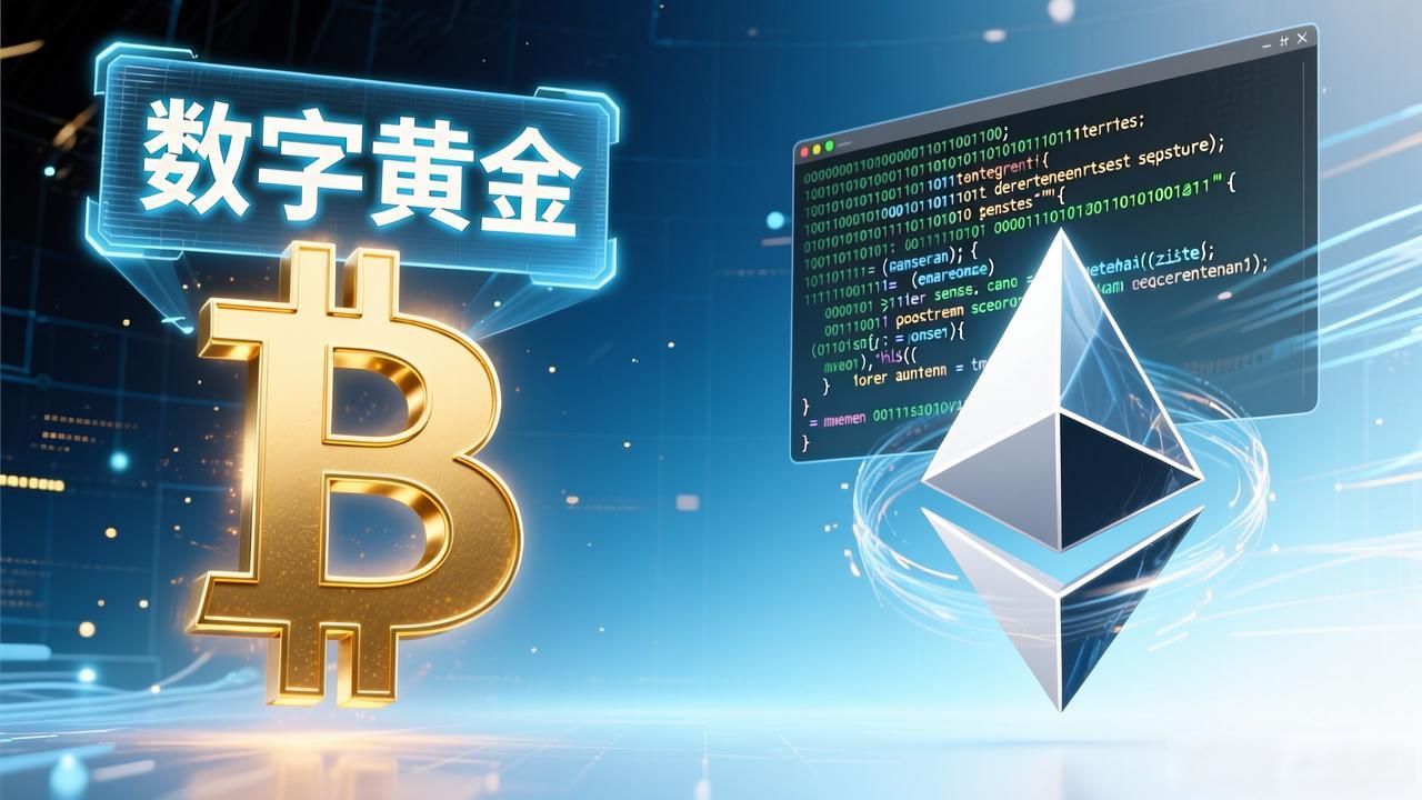 比特币与以太坊的区别_数字货币介绍_一分钟认识数字货币
