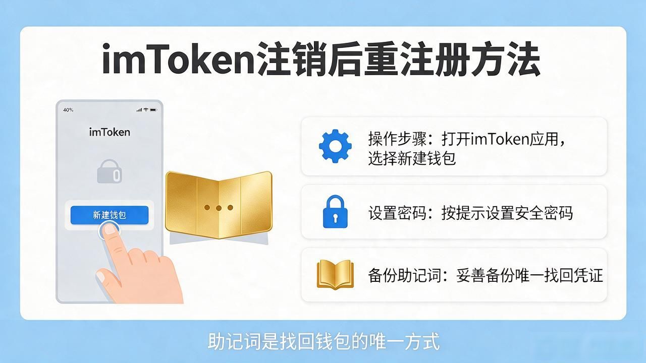 imToken可以重新注册账号吗？注销后重注册方法