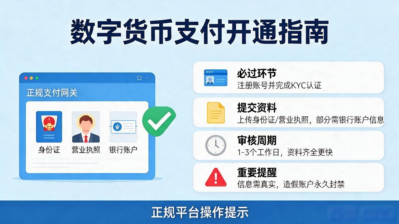 数字货币支付怎么开通？手把手教你在线收款