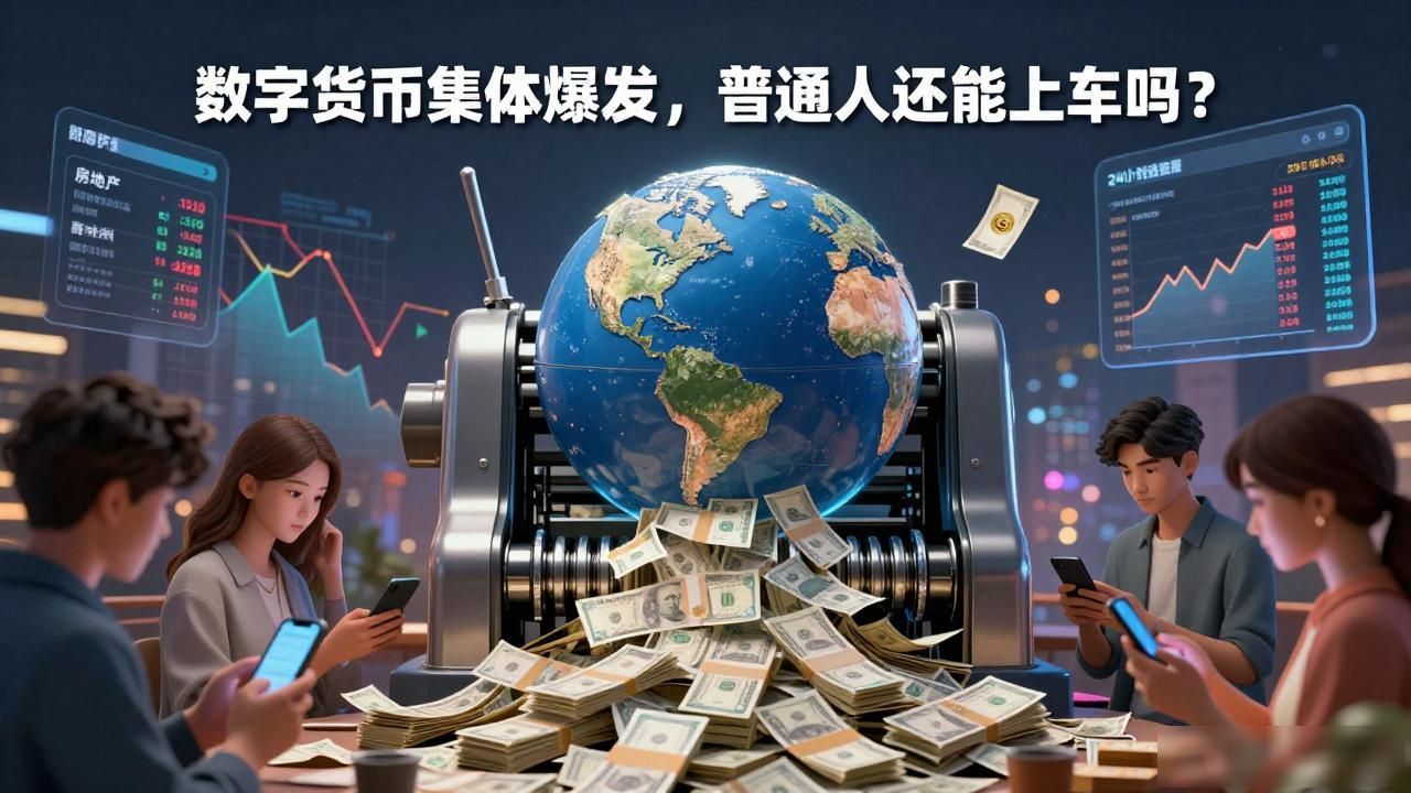 数字货币集体爆发，普通人还能上车吗？