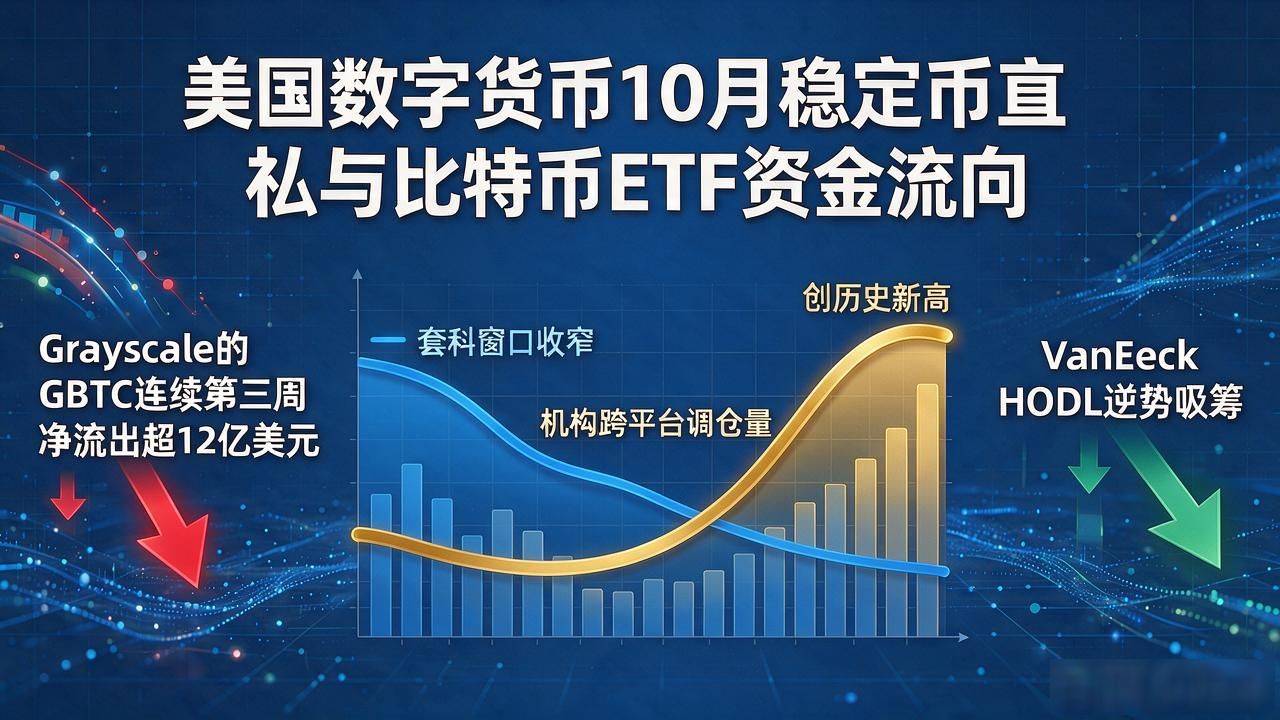 美国数字货币10月大新闻：稳定币立法和比特币ETF资金全梳理