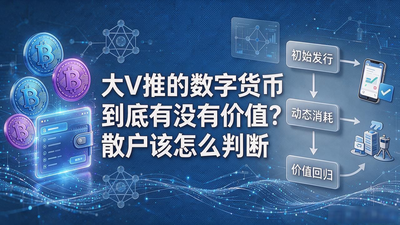 大v数字货币价值_数字货币基本面分析_代币长期价值评估