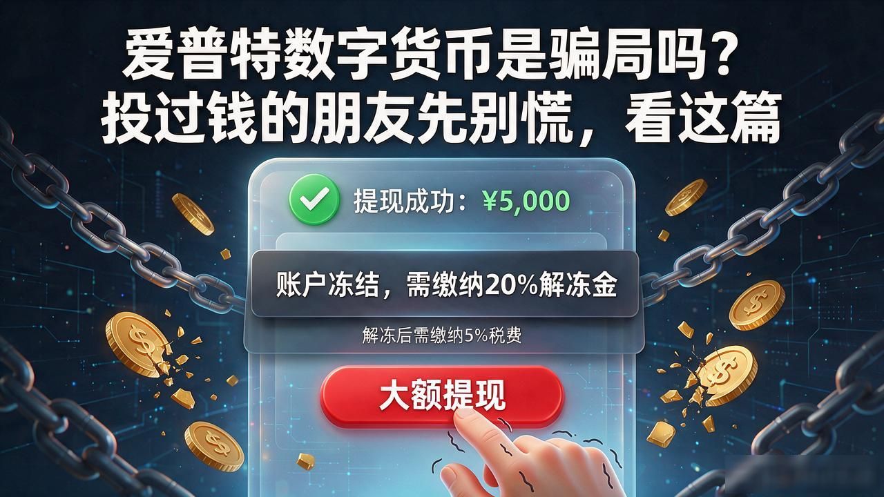 爱普特数字货币诈骗_爱普特数字货币骗局_高收益承诺拉人传销盘