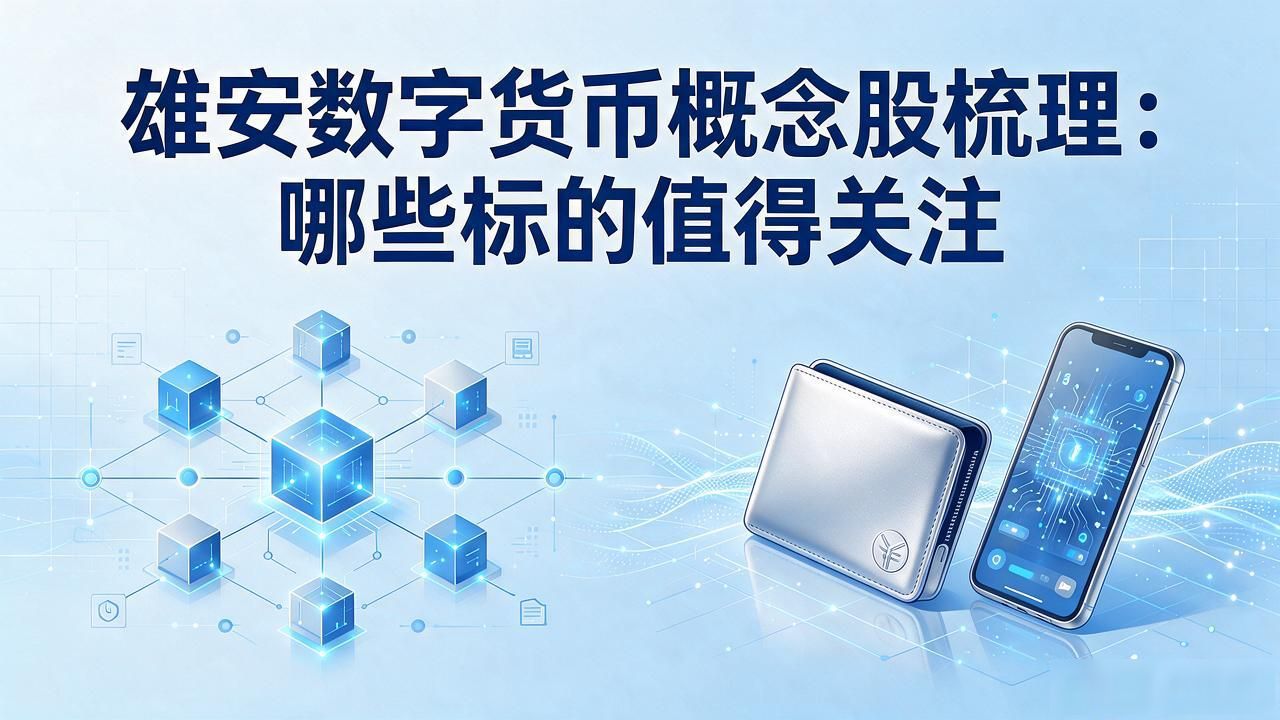 雄安数字货币概念股梳理：哪些标的值得关注