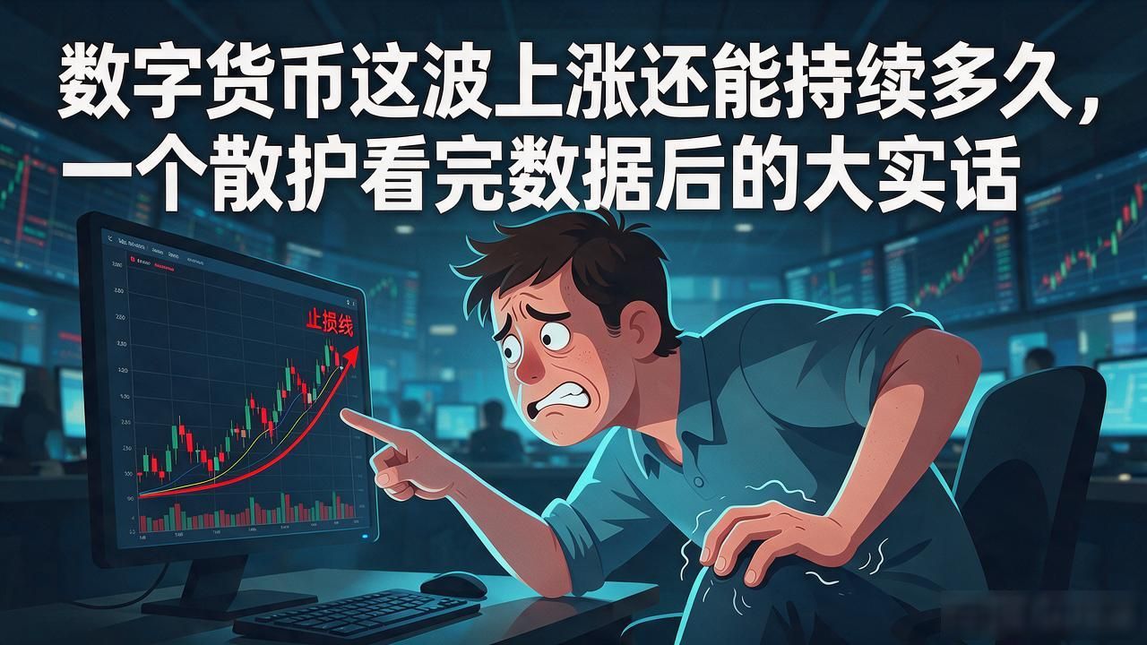 数字货币这波上涨还能持续多久，一个散户看完数据后的大实话