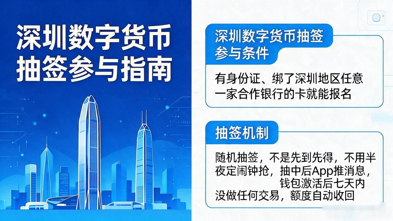 数字人民币深圳试点抽签流程_深圳数字货币如何抽签_合作银行App入口