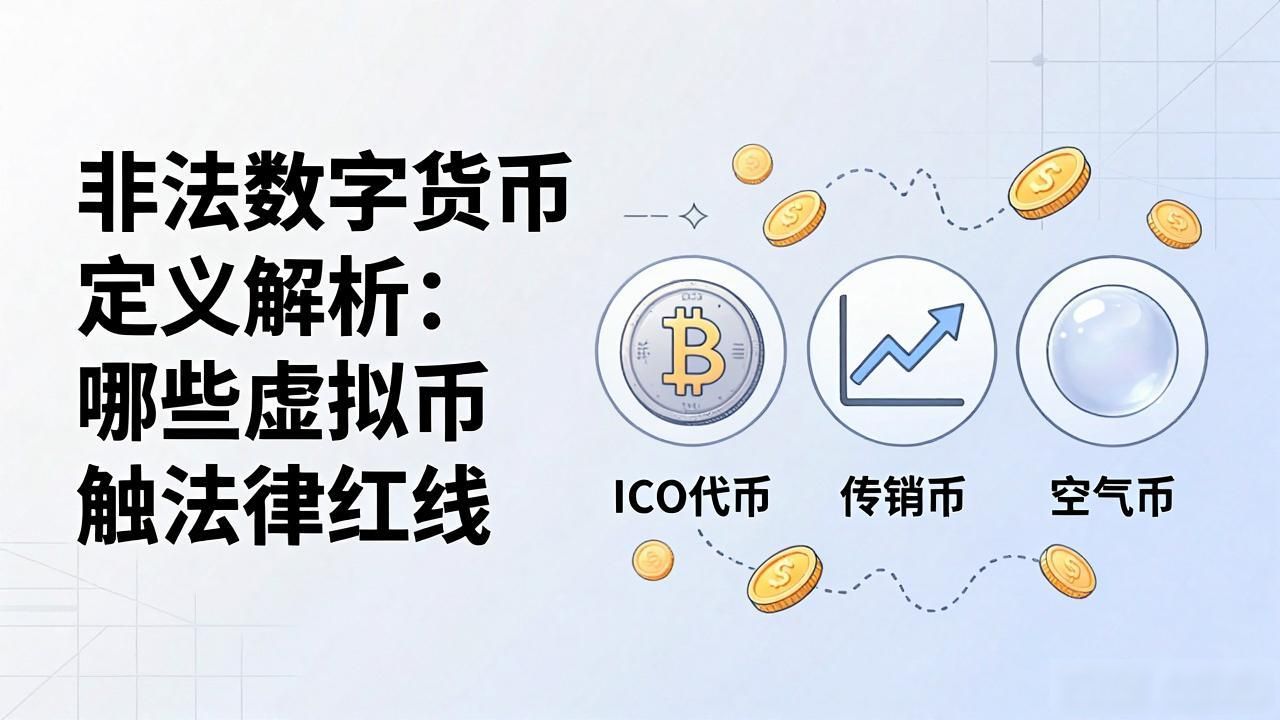 非法数字货币定义解析：哪些虚拟币触碰法律红线