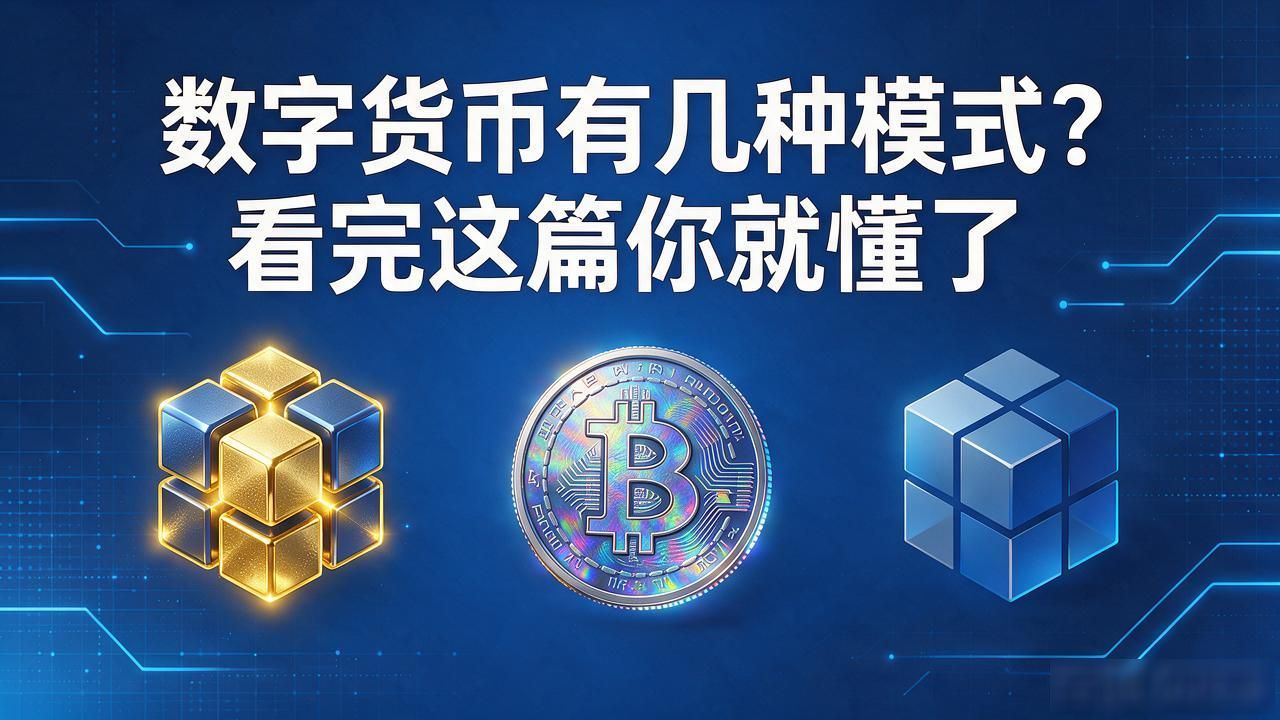 数字货币有几种模式？看完这篇你就懂了