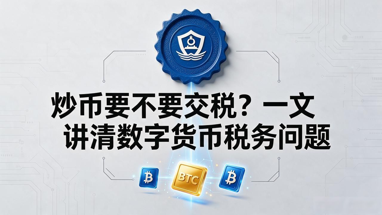 炒币要不要交税？一文讲清数字货币税务问题