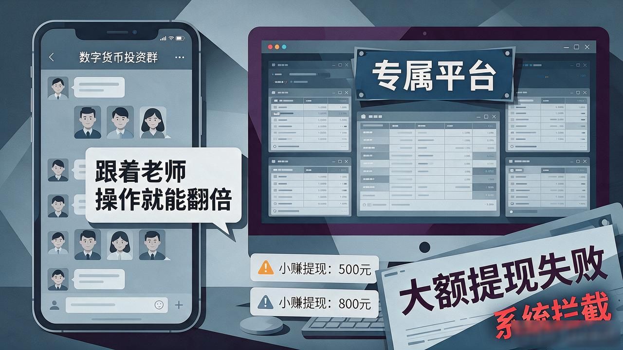 群里投资数字货币_数字货币投资群套路分析_投资数字货币群骗局