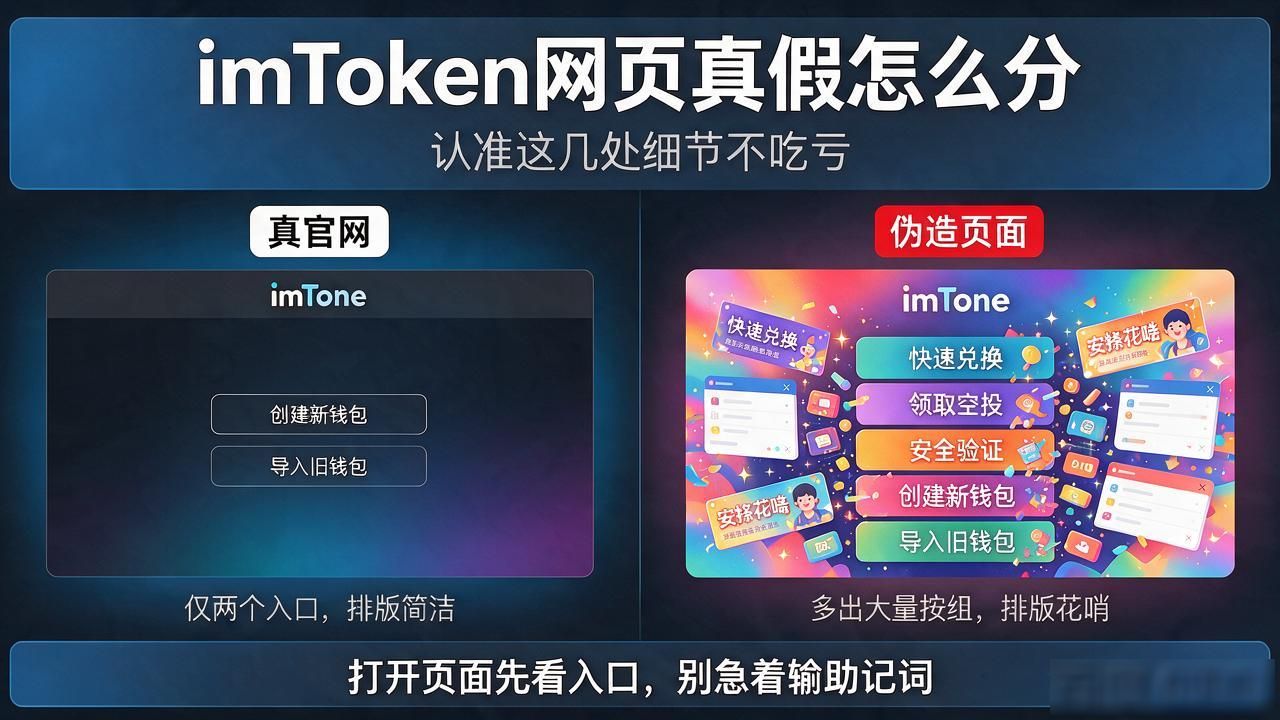 imtoken网页真假怎么分，认准这几处细节不吃亏