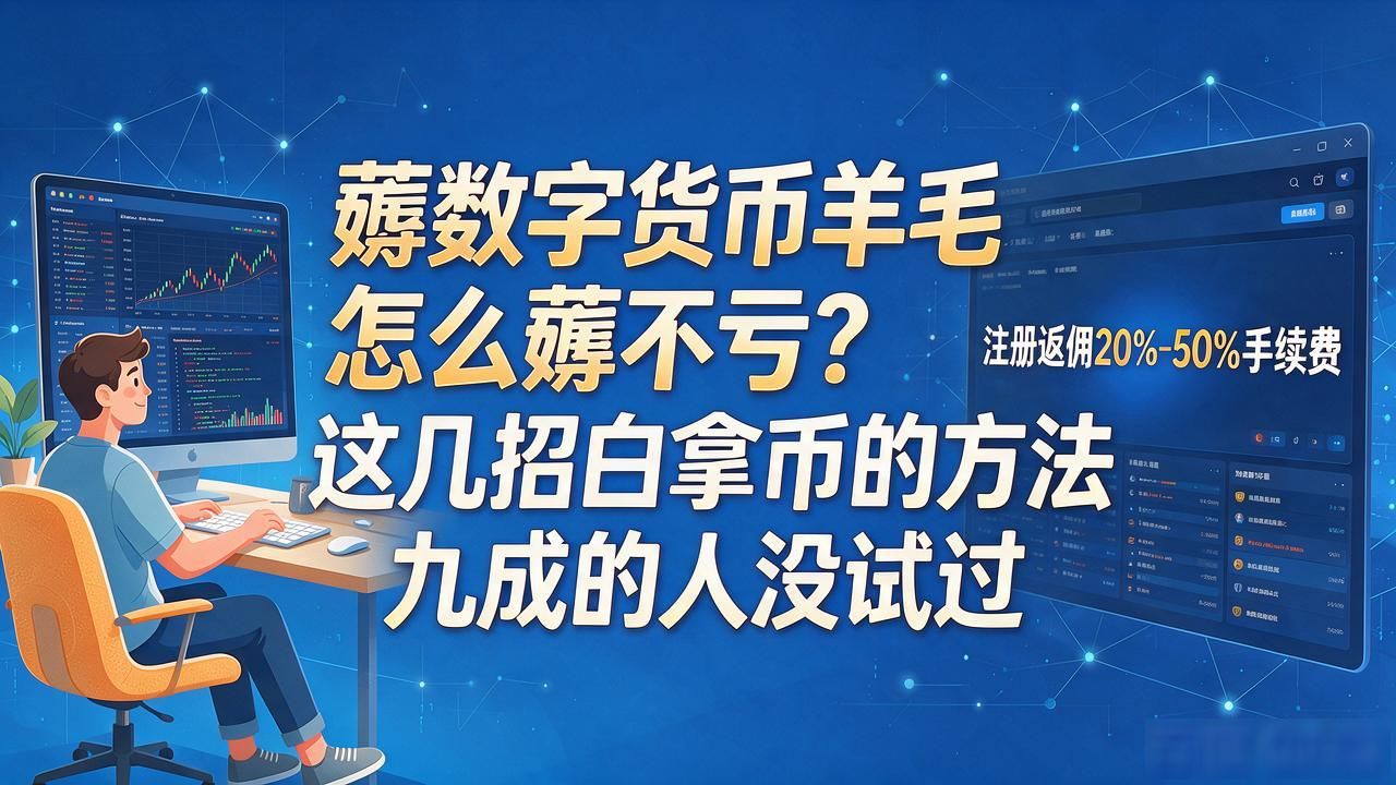 薅数字货币羊毛怎么薅不亏？这几招白拿币的方法九成的人没试过