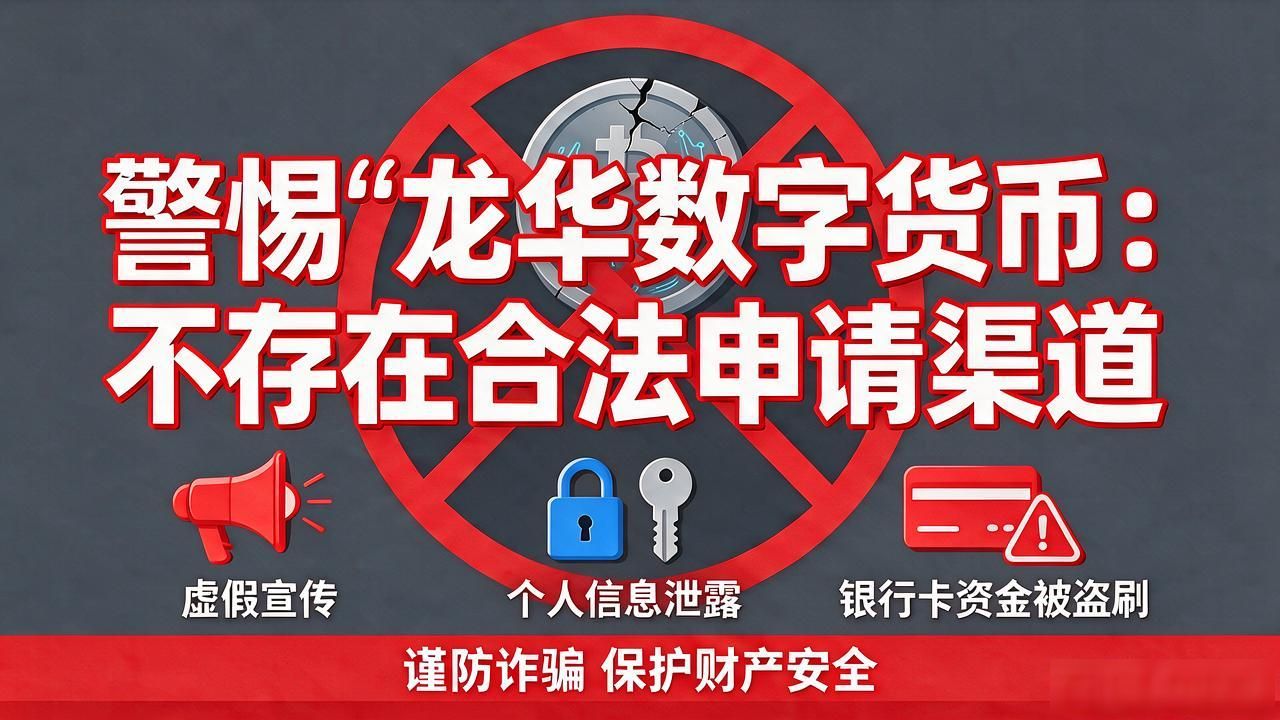 警惕"龙华数字货币"：不存在合法申请渠道
