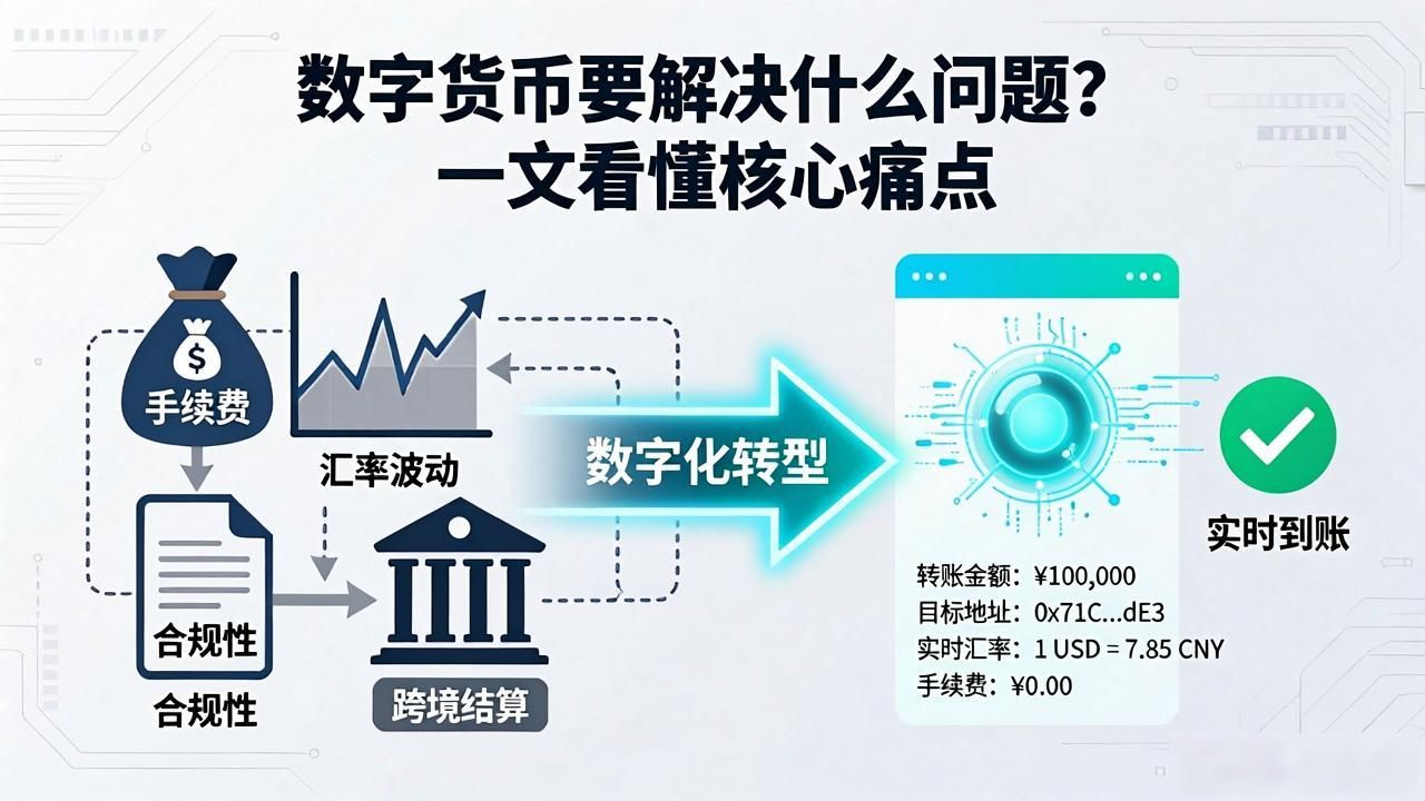 数字货币要解决什么问题？一文看懂核心痛点