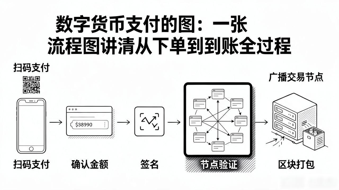 数字货币支付的图_数字货币支付流程图详解_数字人民币到账速度对比