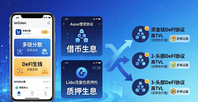 如何用imToken最新版做资产分配？多链分散+DeFi生钱攻略