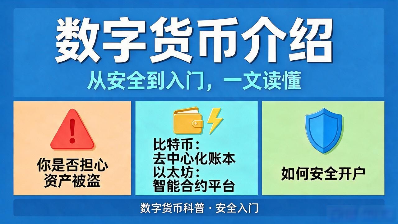 数字货币介绍海报