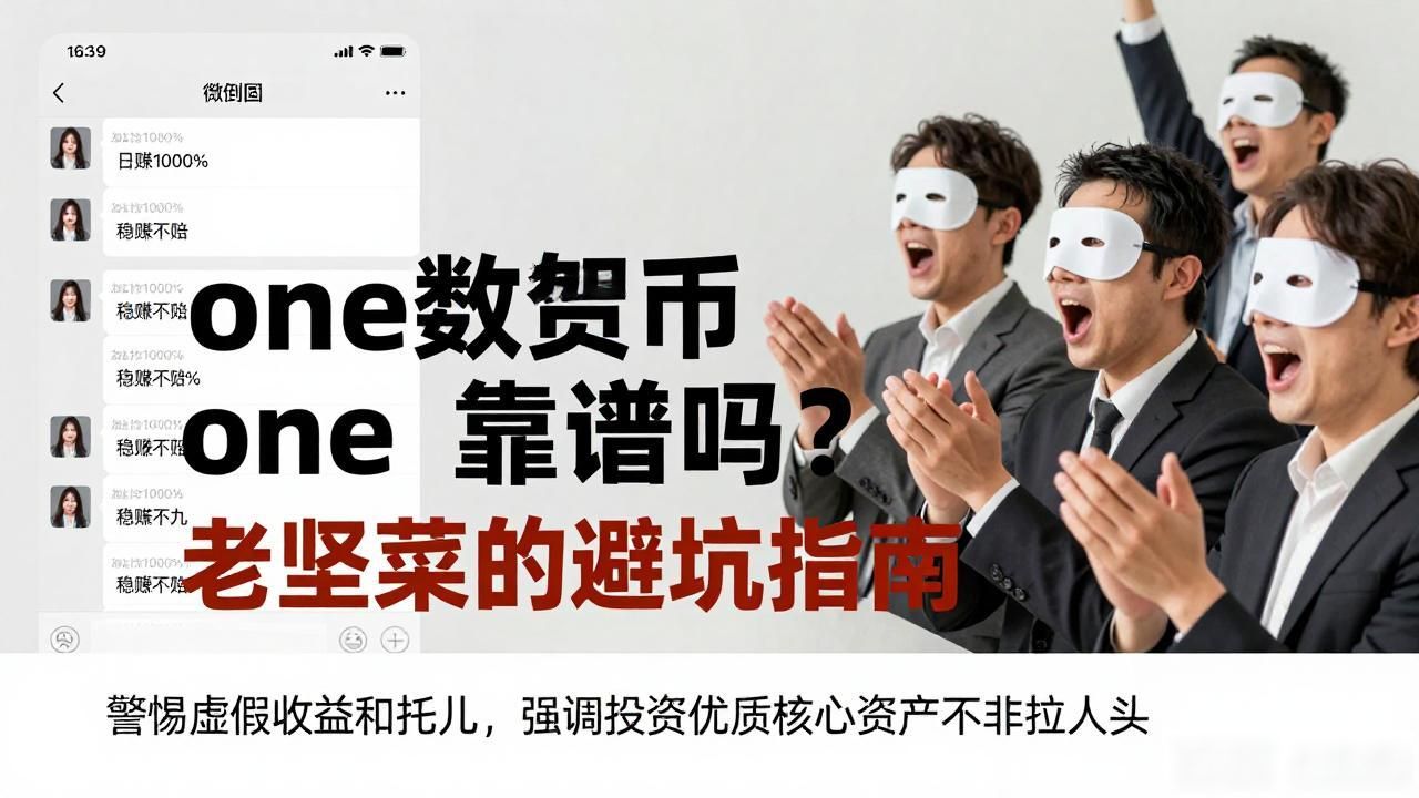 one数字货币靠谱吗?老韭菜的避坑指南