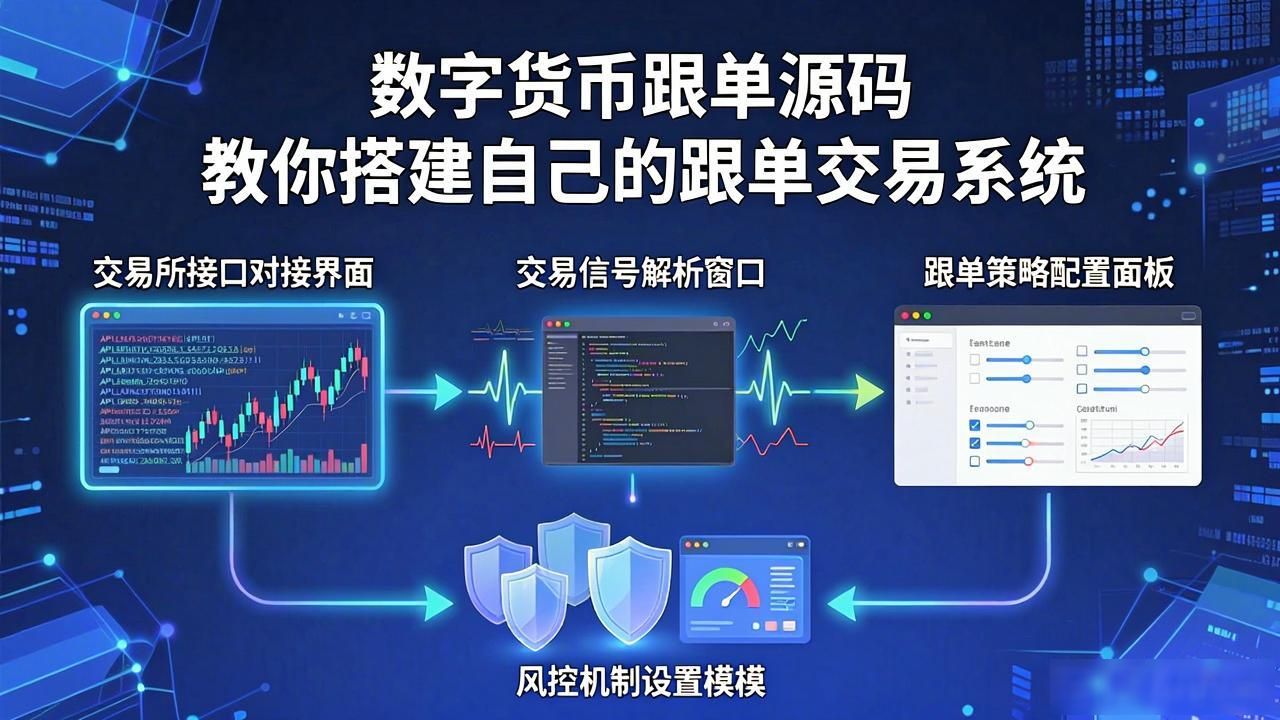 数字货币跟单源码 教你搭建自己的跟单交易系统