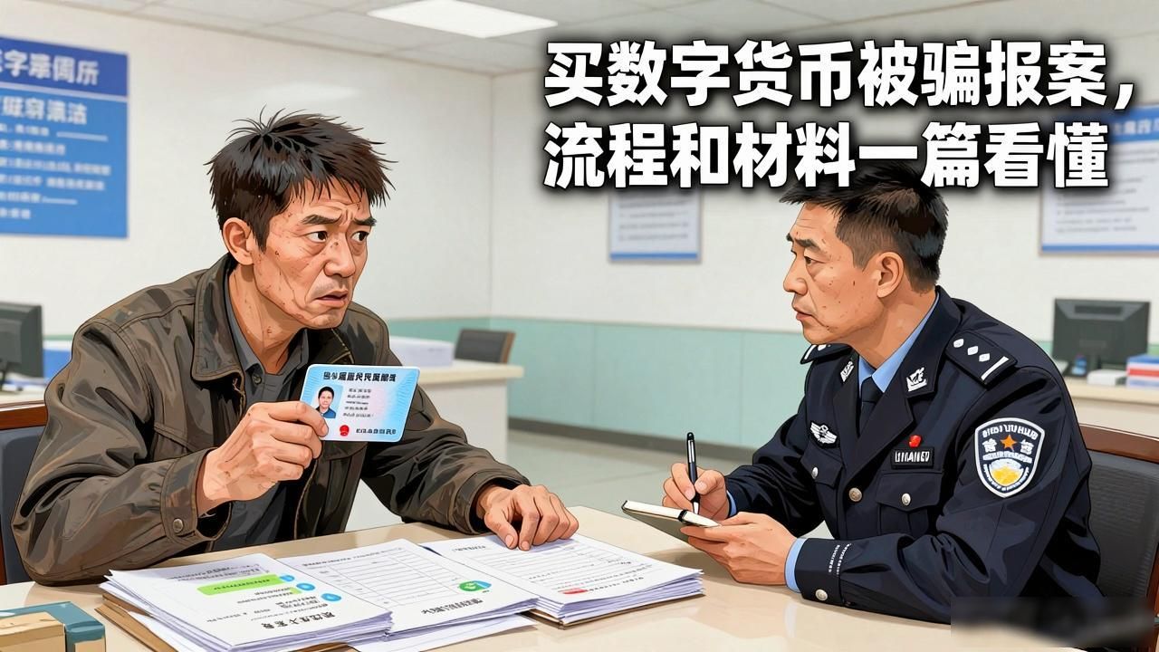 买数字货币被骗报案，流程和材料一篇看懂