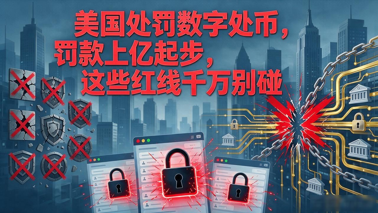 美国处罚数字货币，罚款上亿起步，这些红线千万别碰