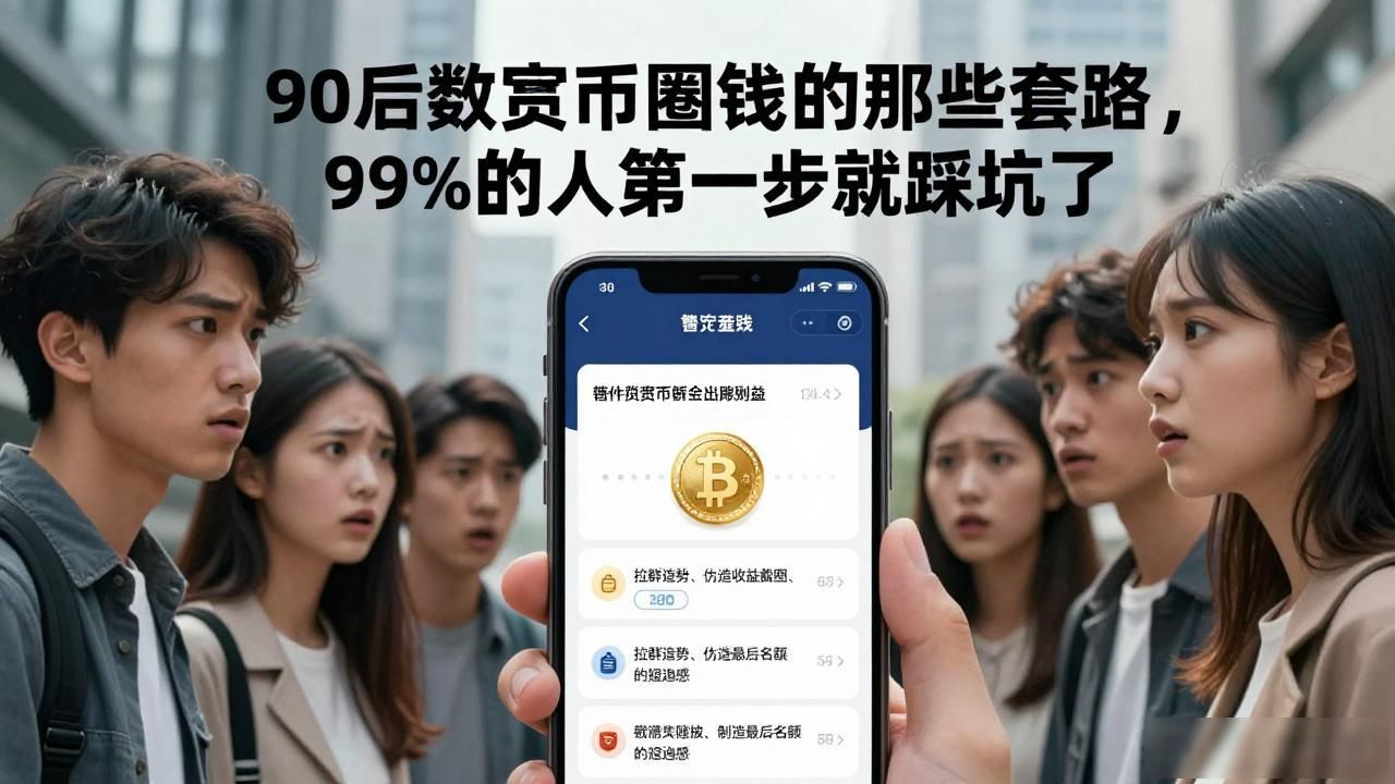90后数字货币圈钱的那些套路，99%的人第一步就踩坑了