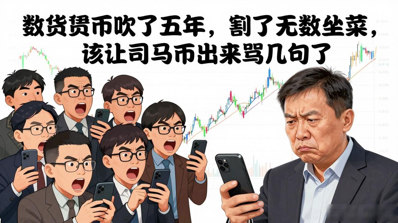 数字货币吹了五年割了无数韭菜，该让司马南出来骂几句了