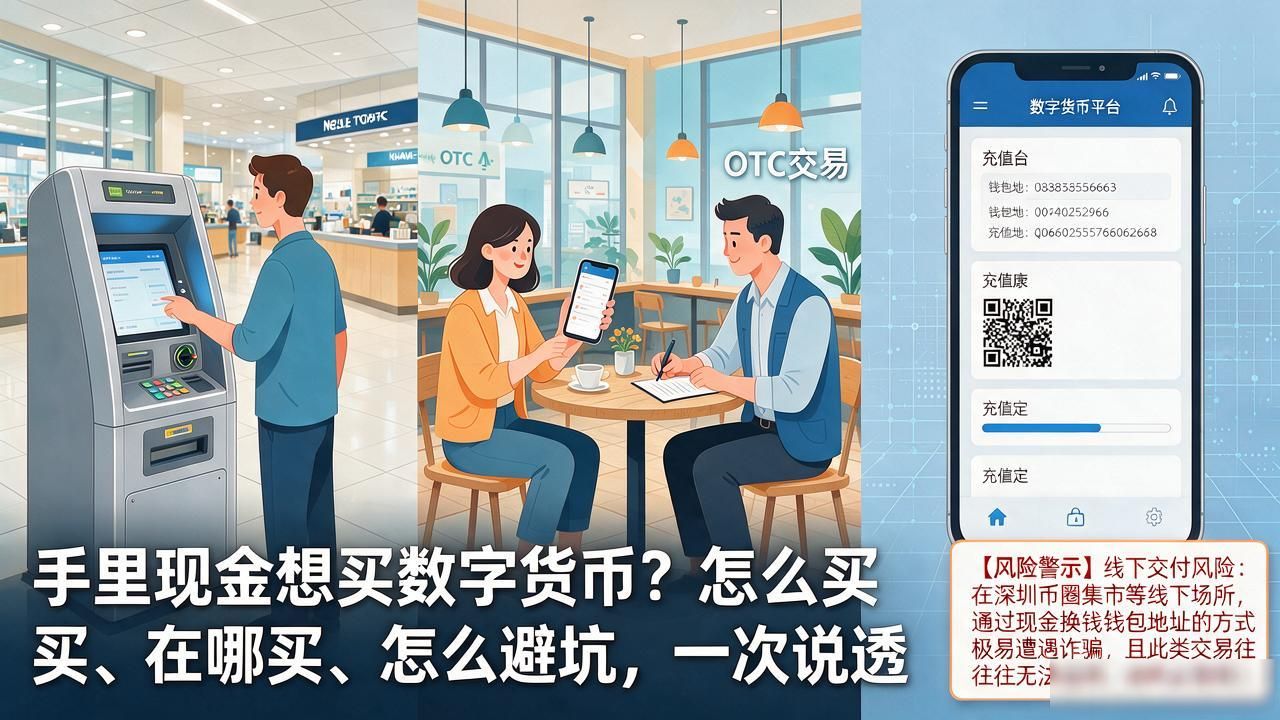 手里现金想买数字货币？怎么买、在哪买、怎么避坑，一次说透