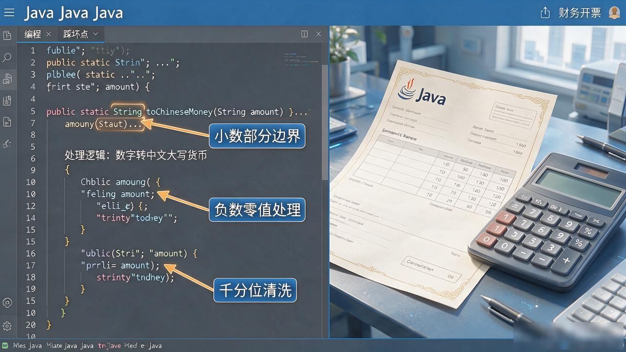 Java数字转中文大写货币怎么实现？财务开票必备工具类