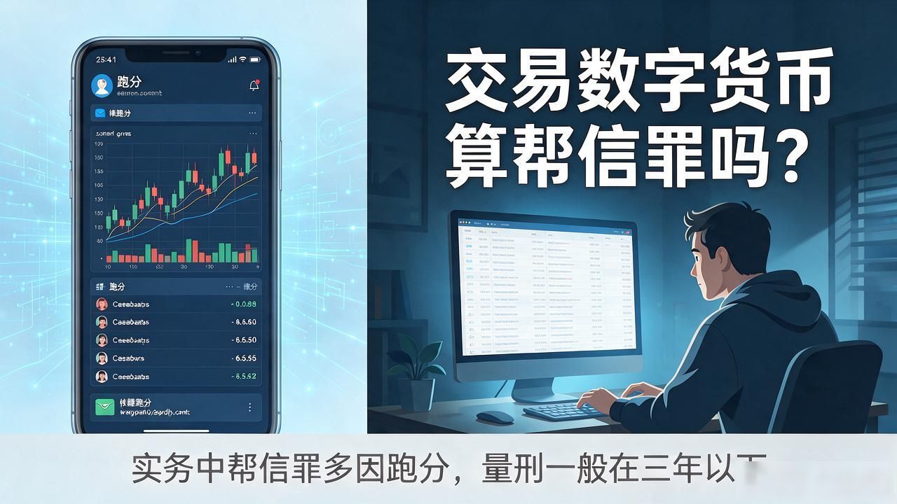 数字货币跑分构成帮信罪吗_交易数字货币算帮信罪_帮信罪与正常炒币的区别