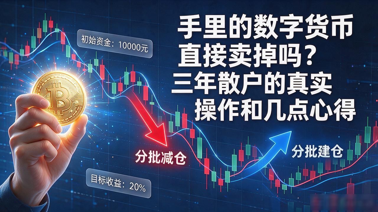 手里的数字货币直接卖掉吗？三年散户的真实操作和几点心得
