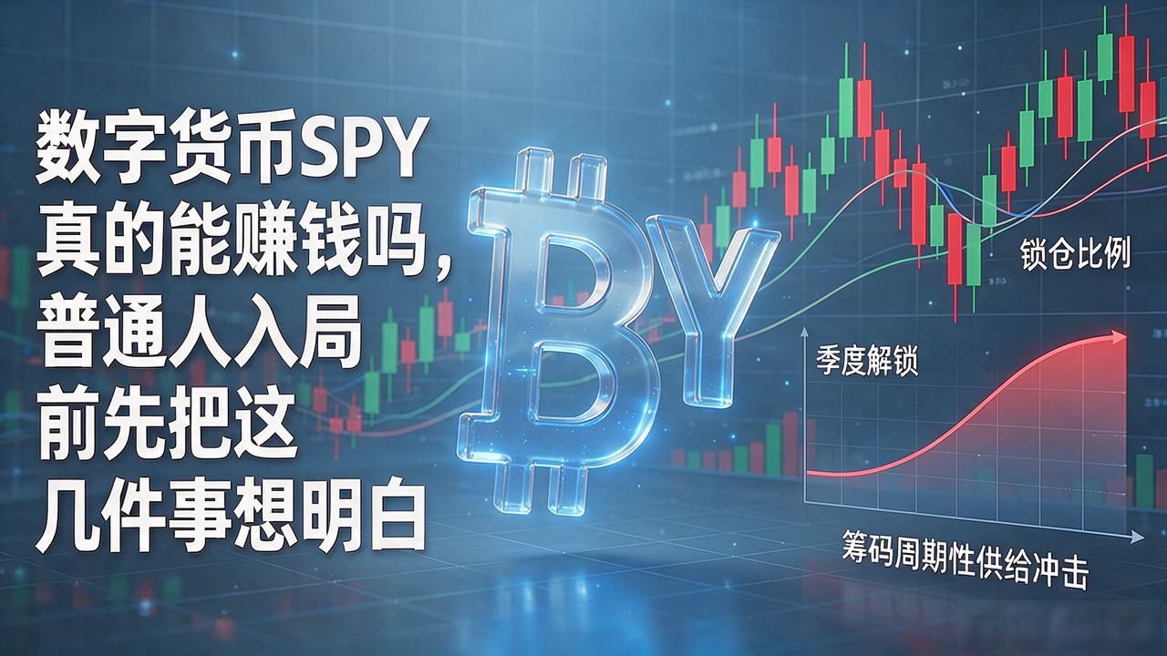 数字货币SPY真的能赚钱吗，普通人入局前先把这几件事想明白