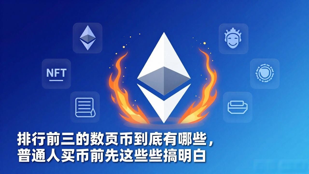排行前三的数字货币到底有哪些，普通人买币前先把这些搞明白
