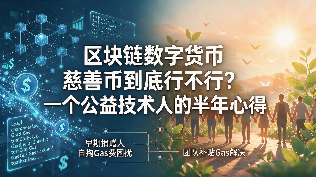 区块链数字货币慈善币到底行不行？一个公益技术人的半年心得